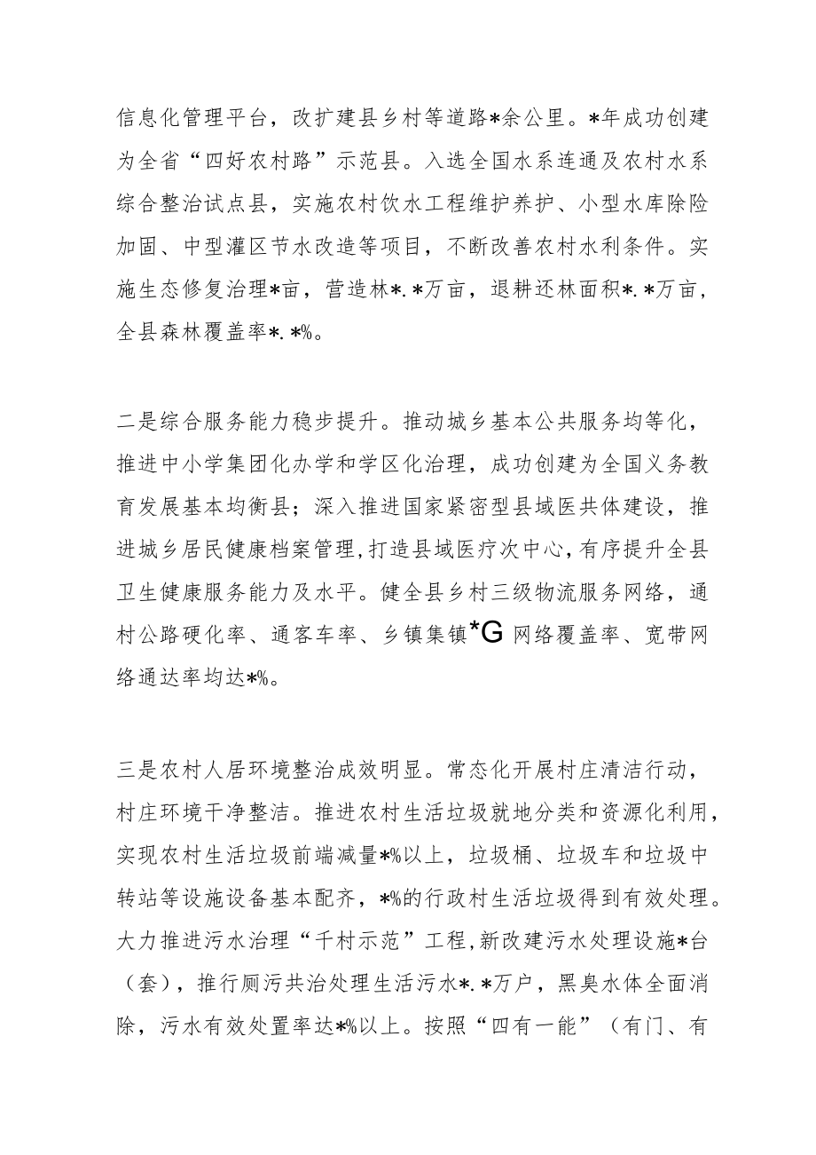 关于全县全面推进乡村振兴战略的调研报告.docx_第3页