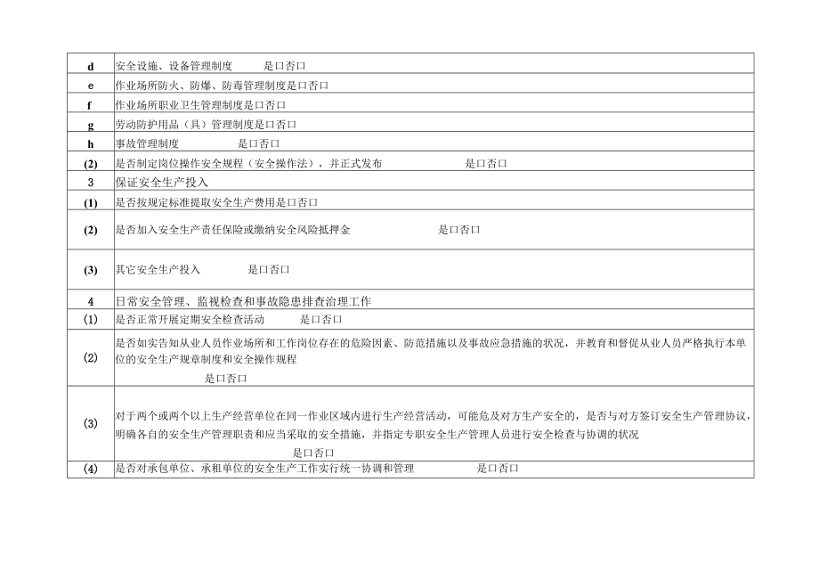 商贸企业安全生产自查自纠检查表.docx_第2页