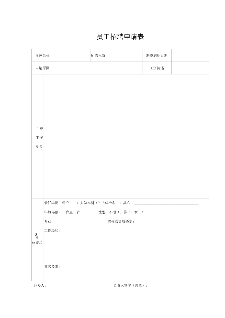 员工招聘登记表.docx_第1页