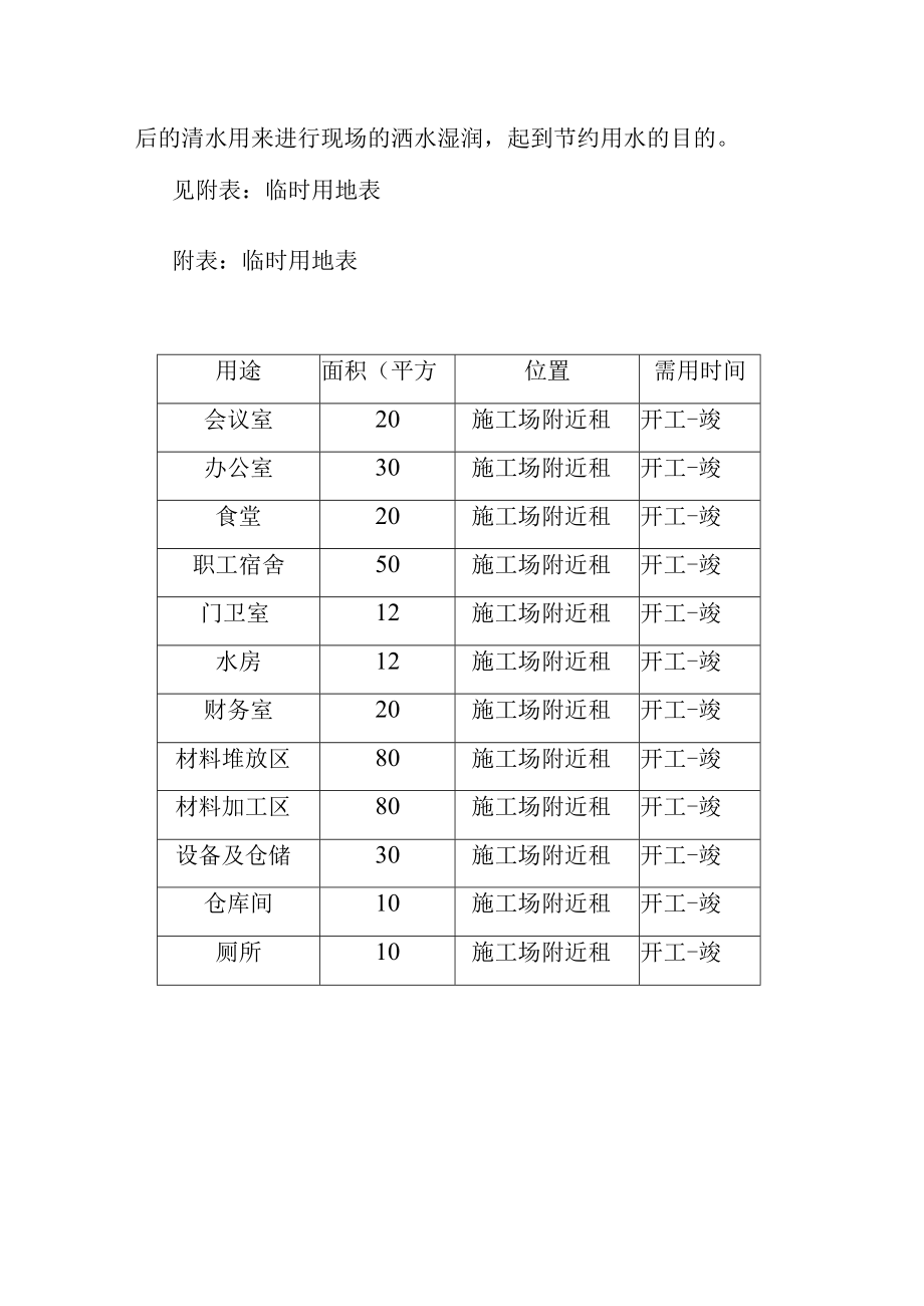 加油站提量改造及双罐双线改造项目临时设施项目数量及平面布置方案.docx_第2页