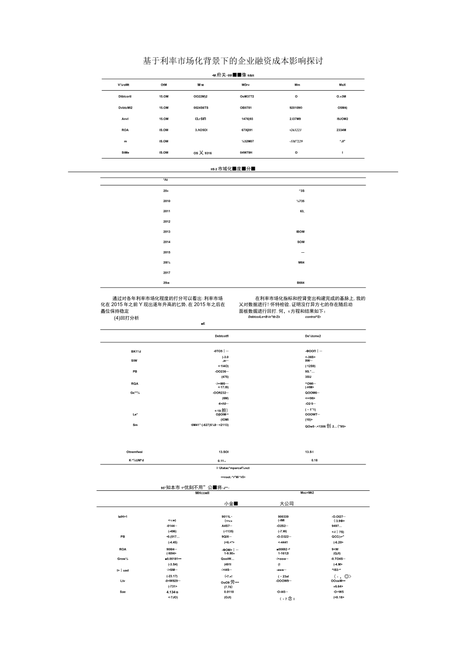 基于利率市场化背景下的企业融资成本影响探讨 附下调存款基准利率的时机与效用.docx_第1页