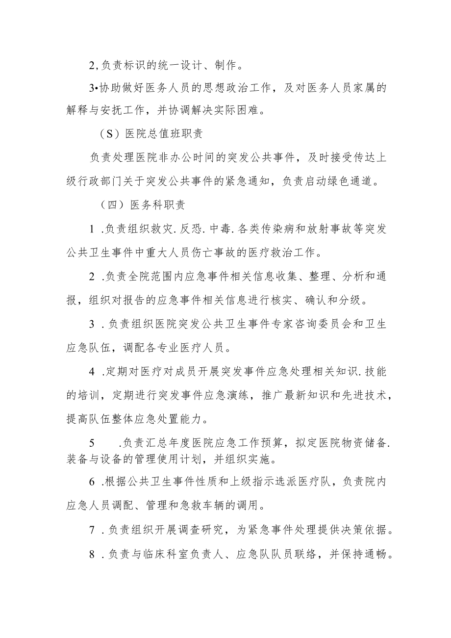 医院突发公共卫生事件应急处置预案.docx_第3页