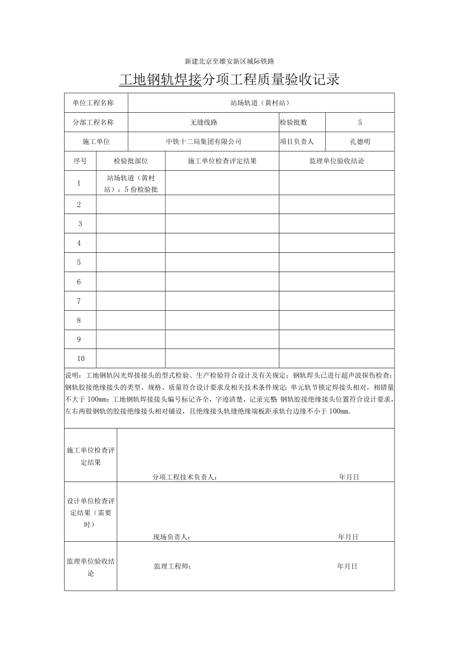 分项工程验收表（黄村站）.docx_第2页