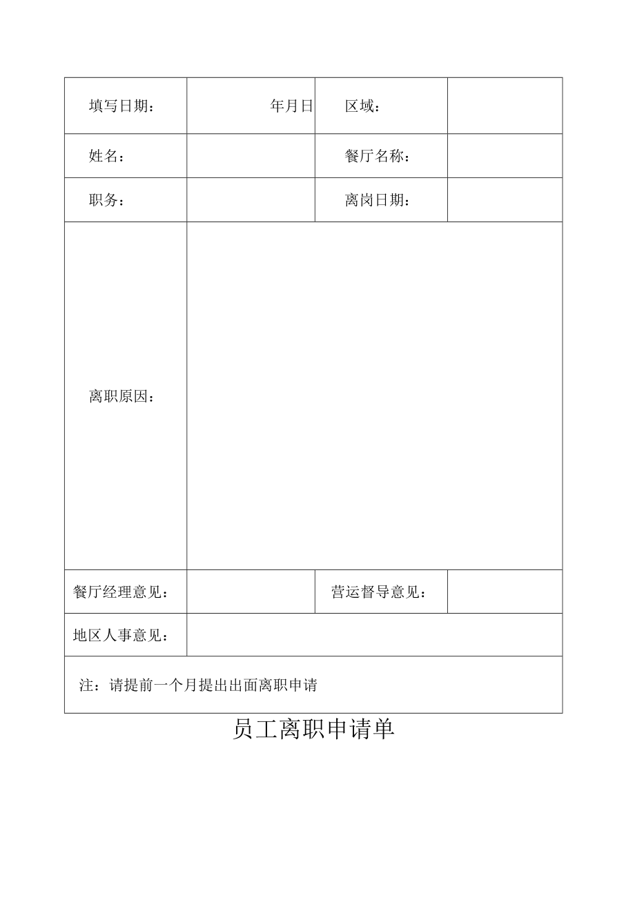 员工离职申请单.docx_第1页