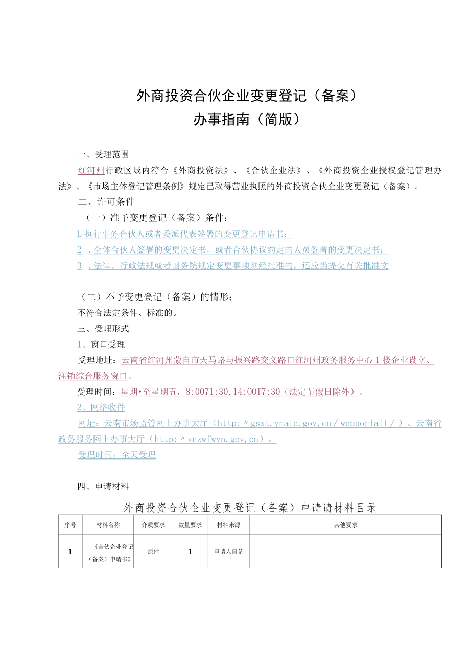 外商合伙企业变更登记（备案）办事指南（简版）.docx_第2页