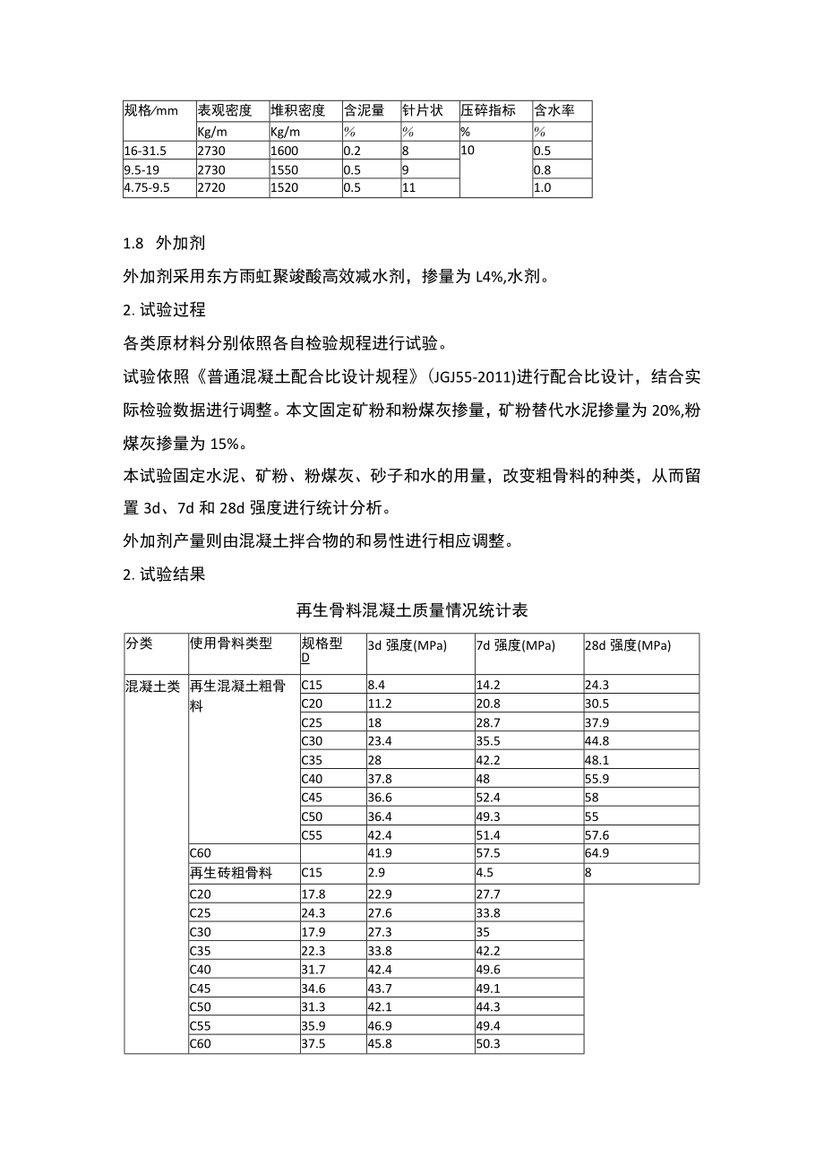 各类型再生骨料混凝土强度试验.docx_第3页