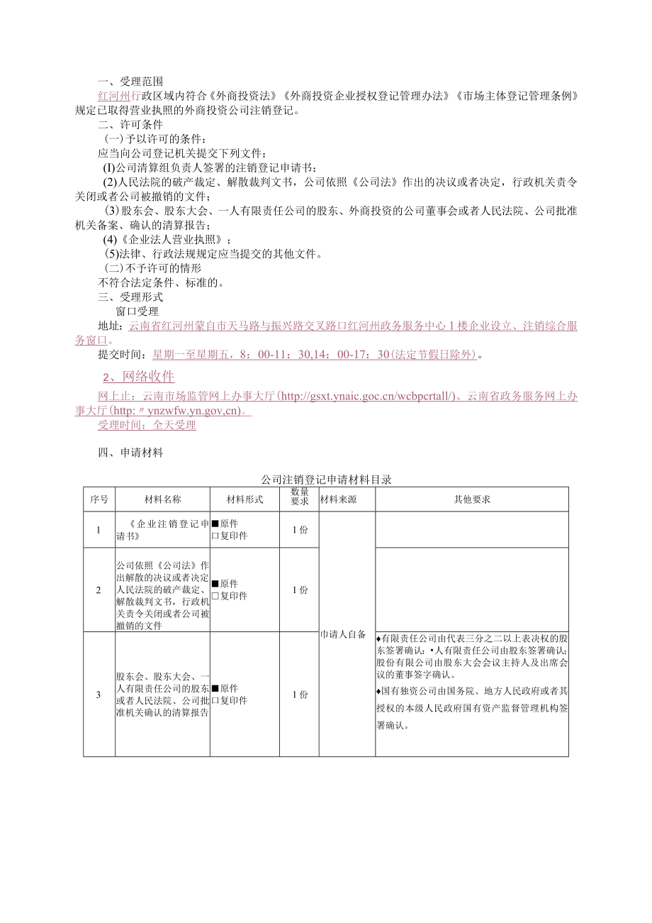 外商投资公司注销登记办事指南简版.docx_第3页