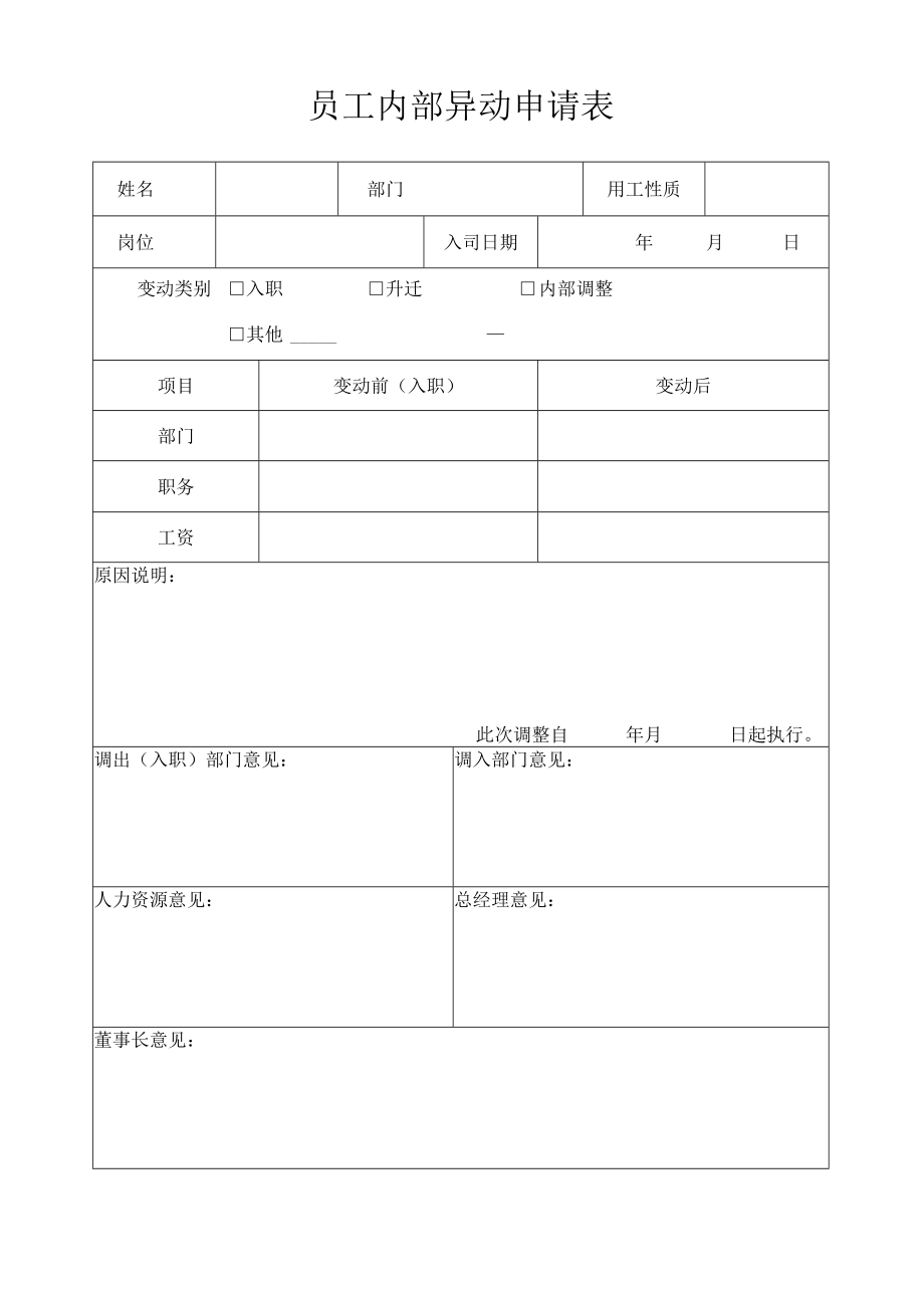 员工内部异动申请表.docx_第1页