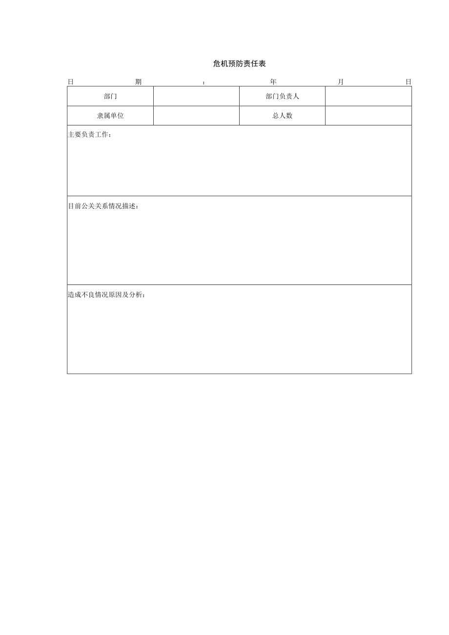 危机预防责任表.docx_第1页