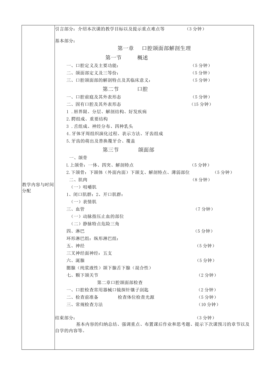 华北理工口腔科学教案01-02口腔颌面部解剖生理、口腔颌面部检查.docx_第3页