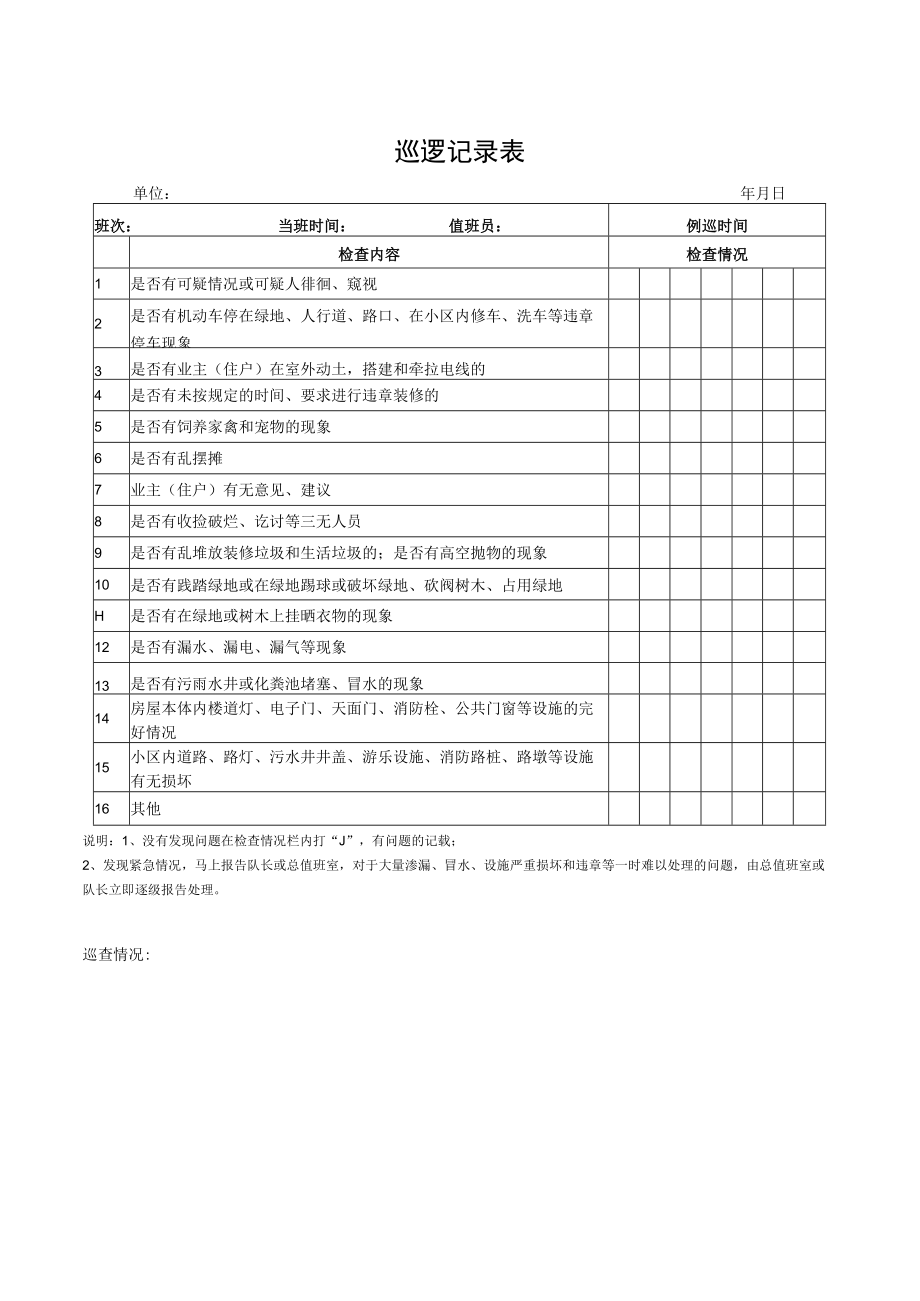 巡逻记录表.docx_第1页