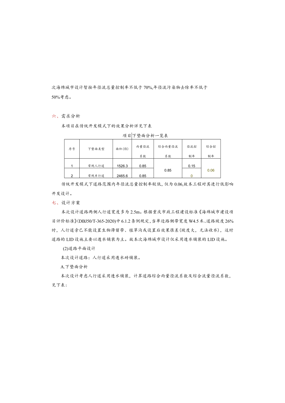 旭辉上城宗地道路项目海绵城市施工图设计说明.docx_第2页