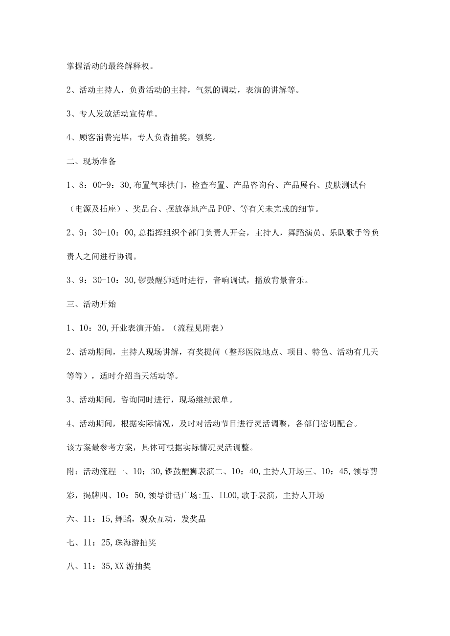 整形医院开业活动策划方案.docx_第3页