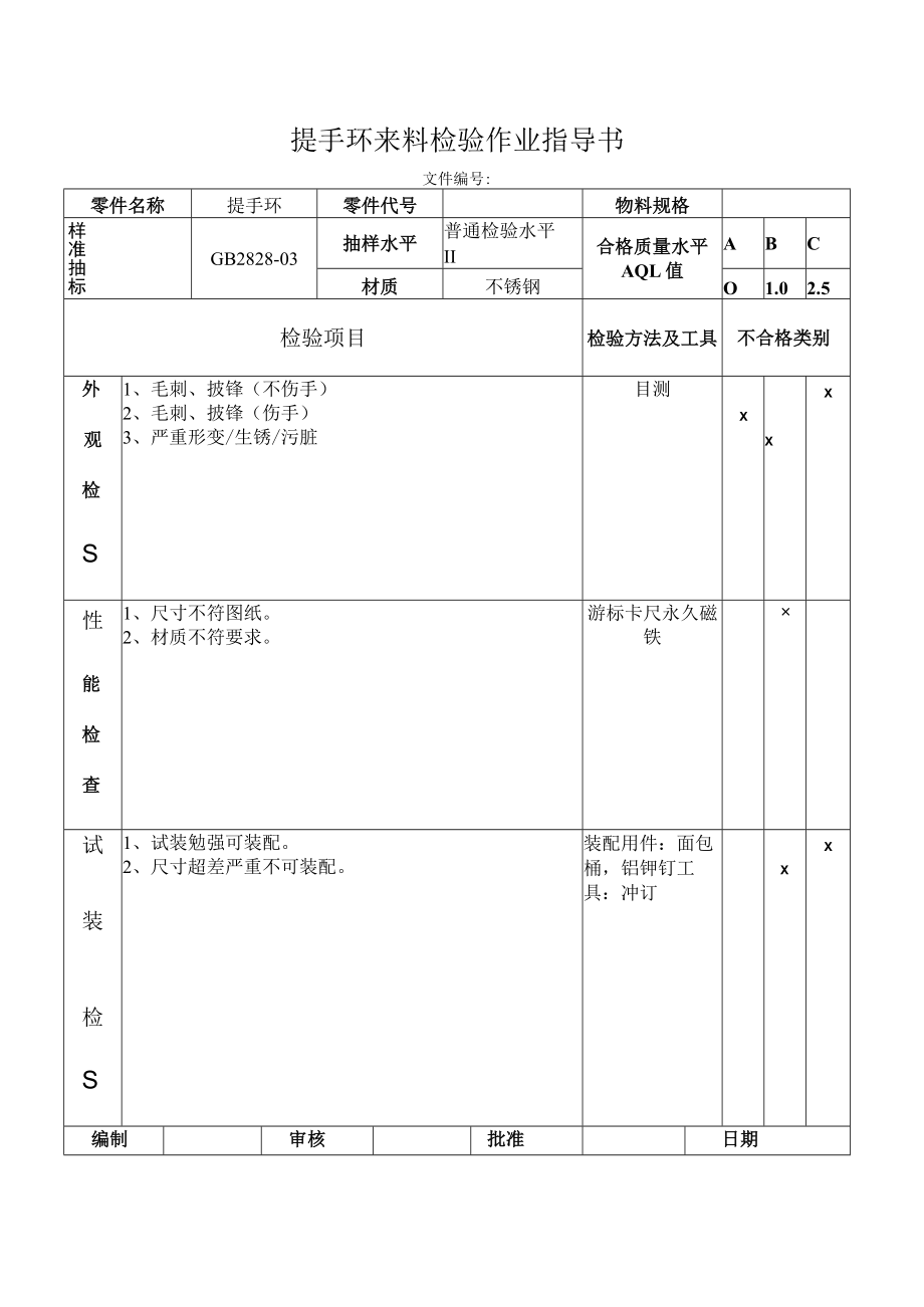 提手环来料检验作业指导书.docx_第1页