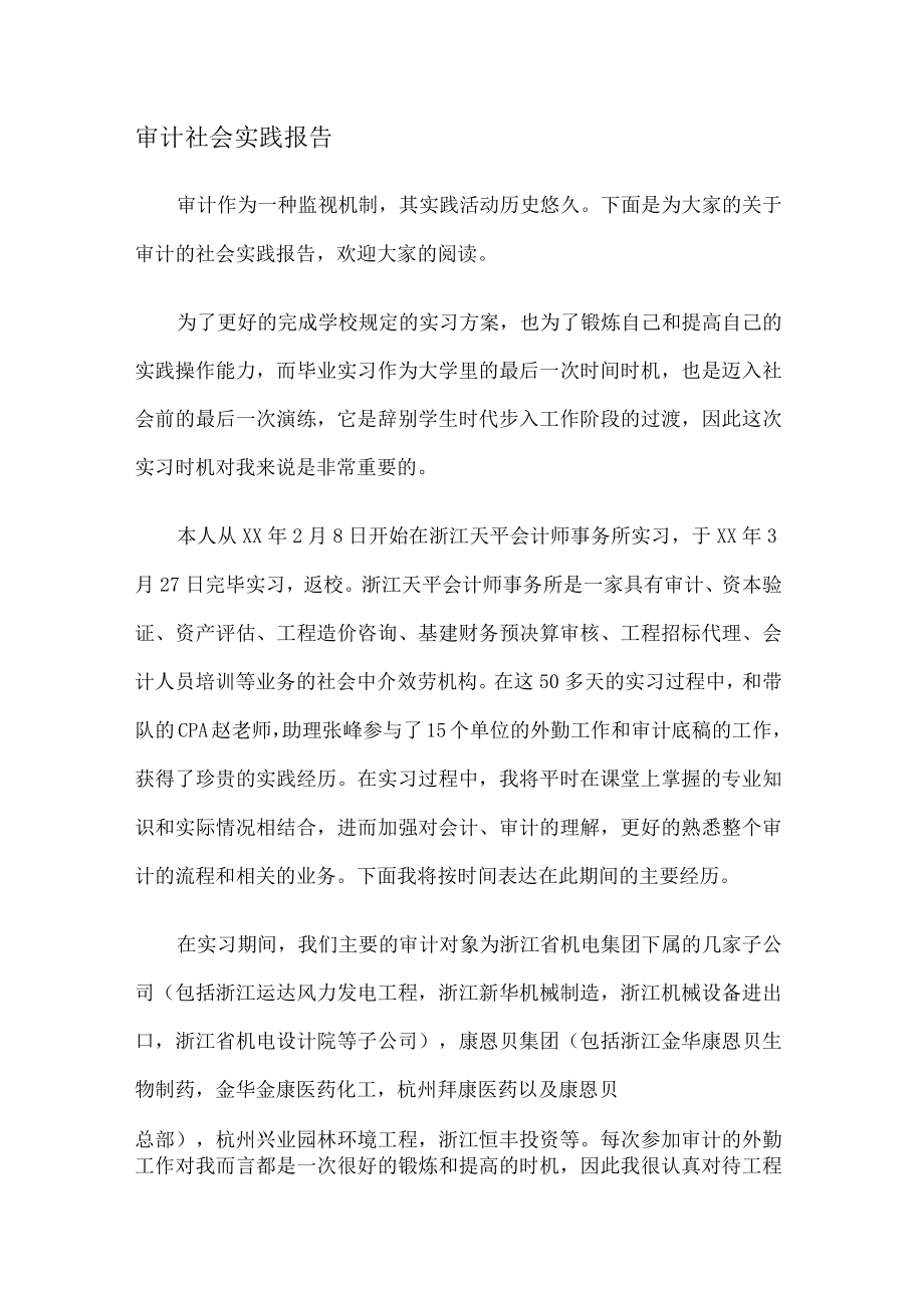 审计社会实践报告.docx_第1页