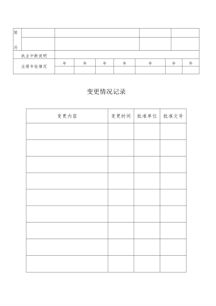 执业律师诚信档案（模板）.docx_第2页