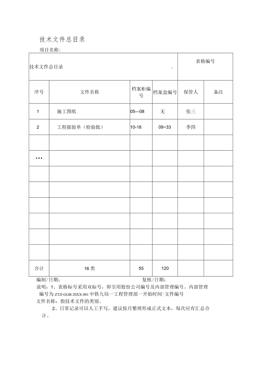 技术文件总目录.docx_第1页