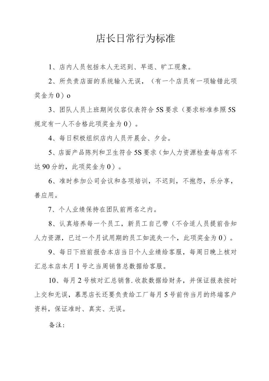 店长日常行为标准.docx_第1页