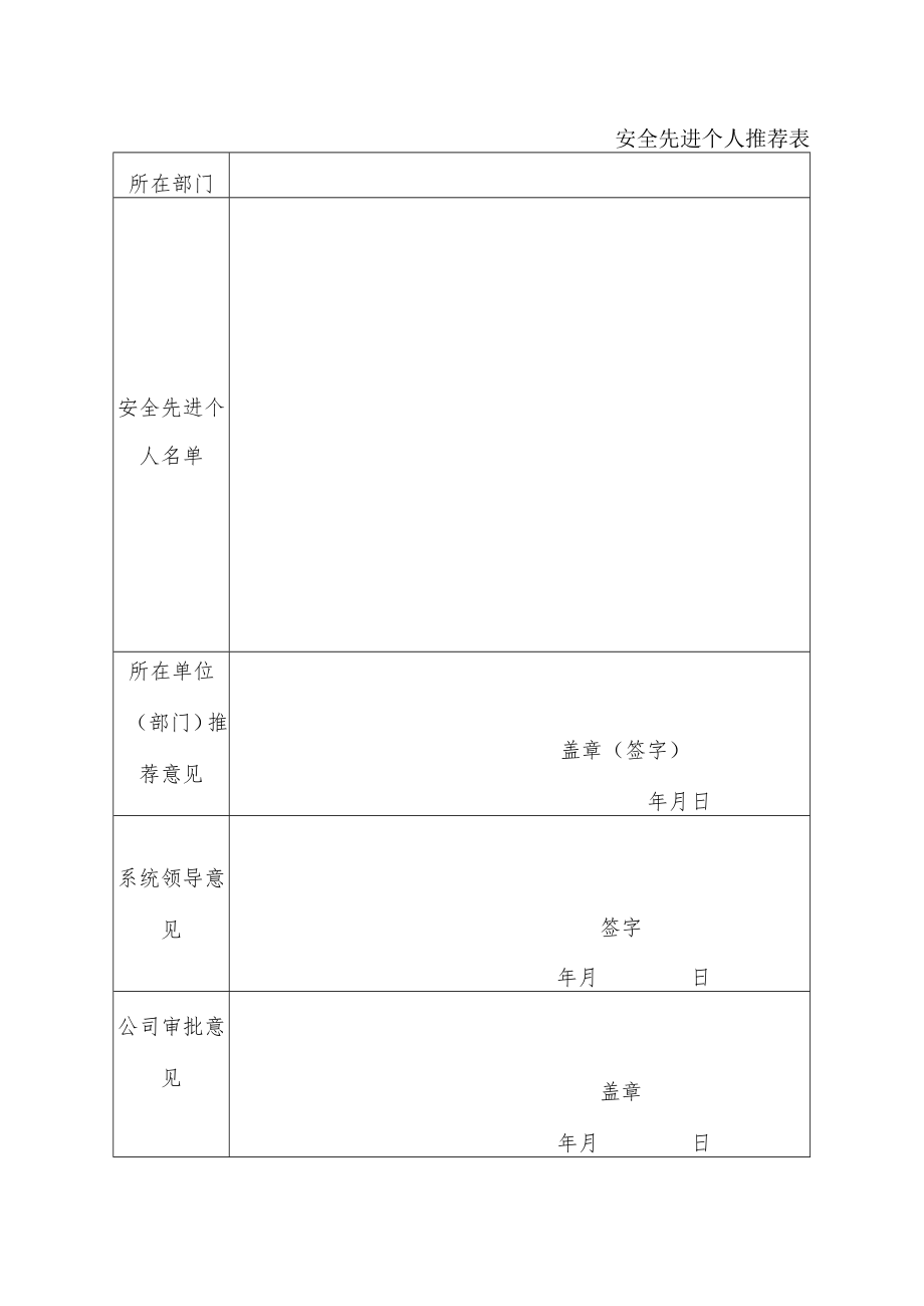 安全先进个人推荐表.docx_第1页