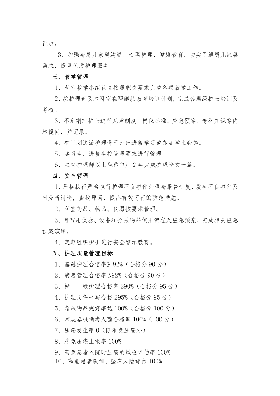 新生儿科目标责任书.docx_第2页