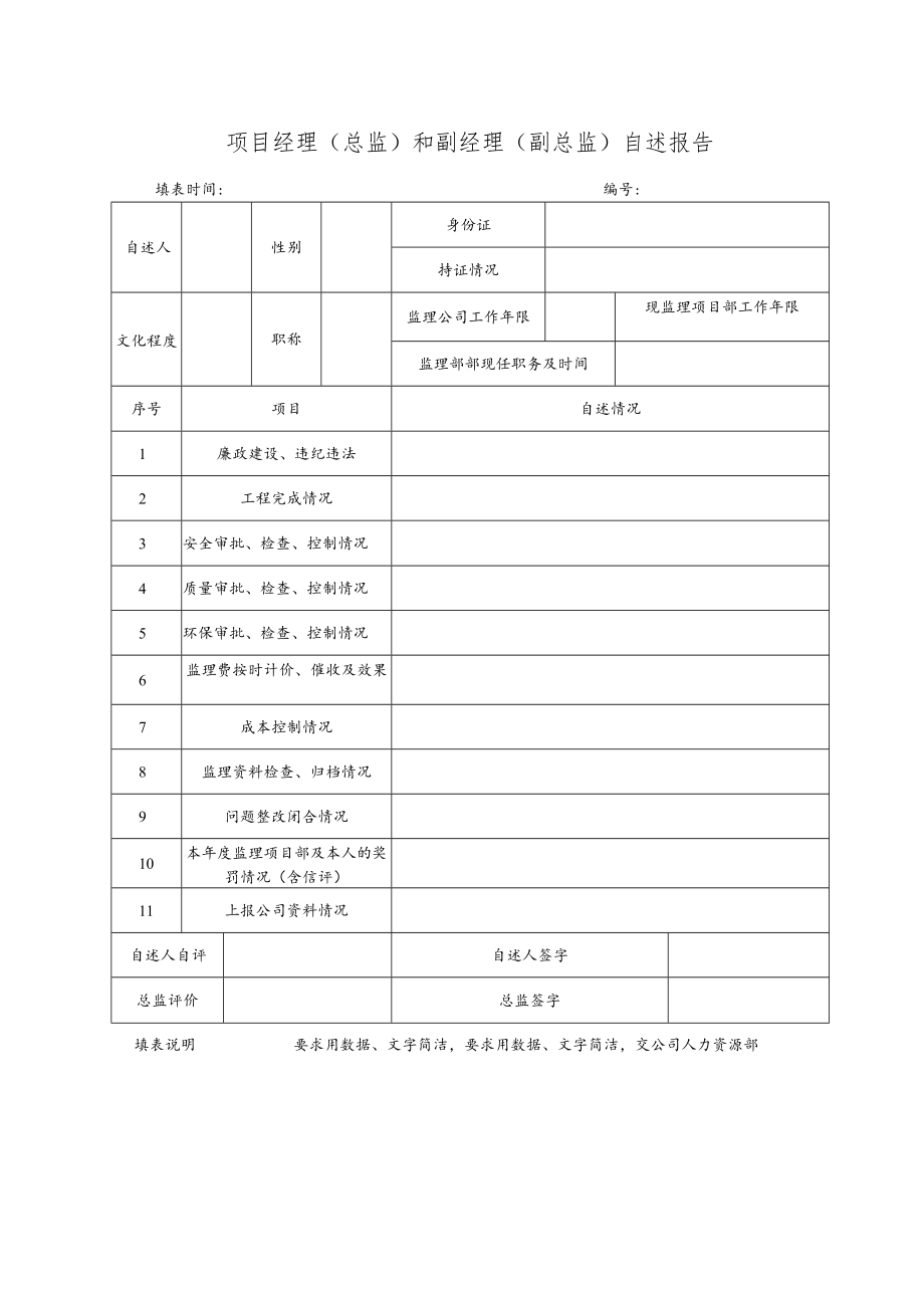 总监（副总监）自述报告.docx_第1页