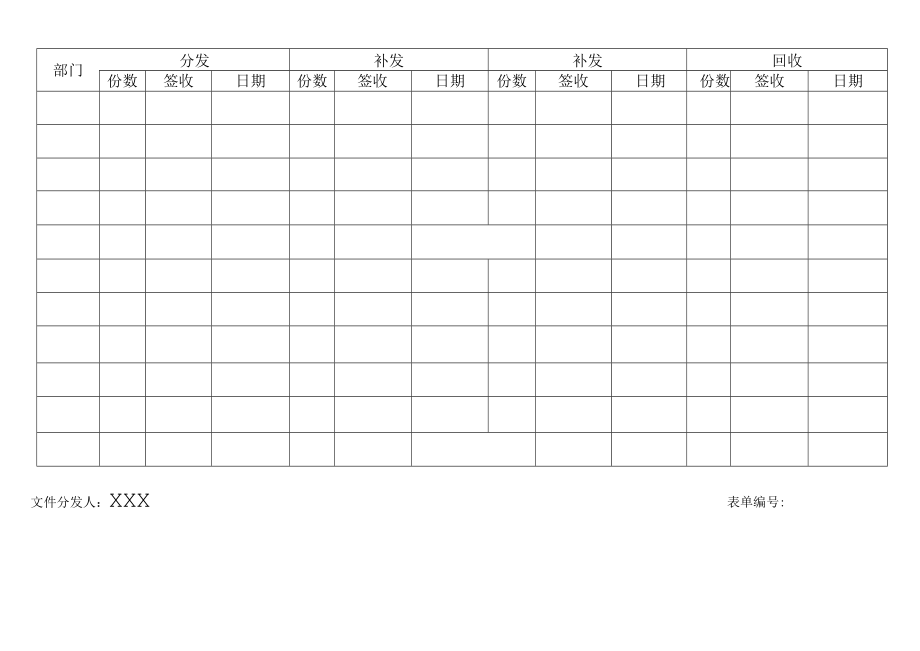 文件分发签收表.docx_第2页