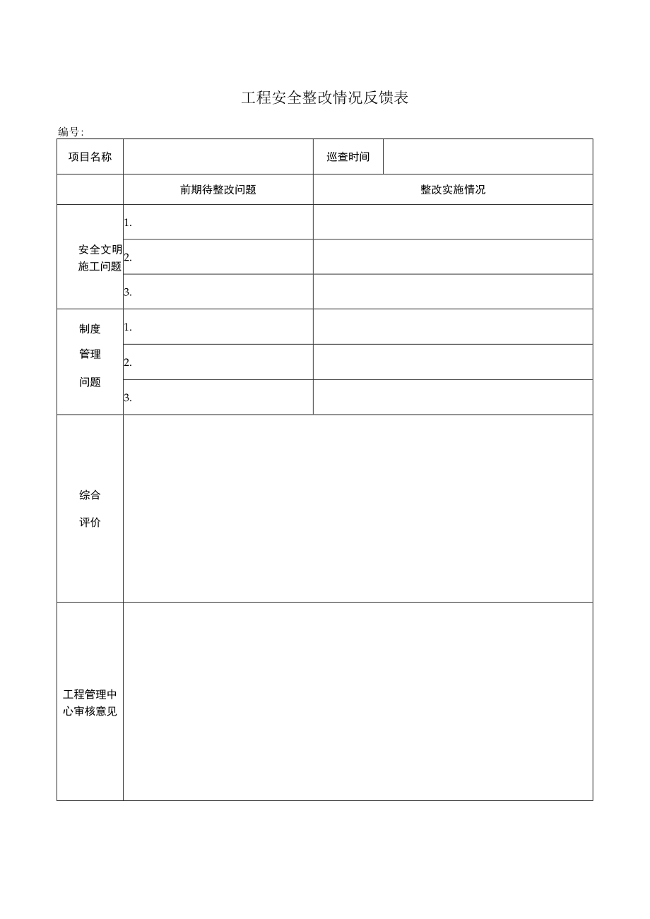 工程安全整改情况反馈表.docx_第1页