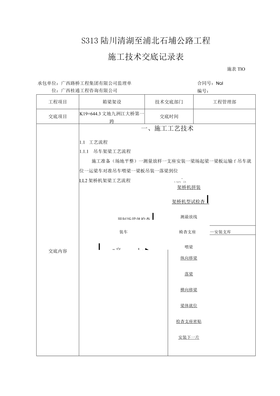 施表-110 施 工 技 术 交 底 记 录 表.docx_第1页