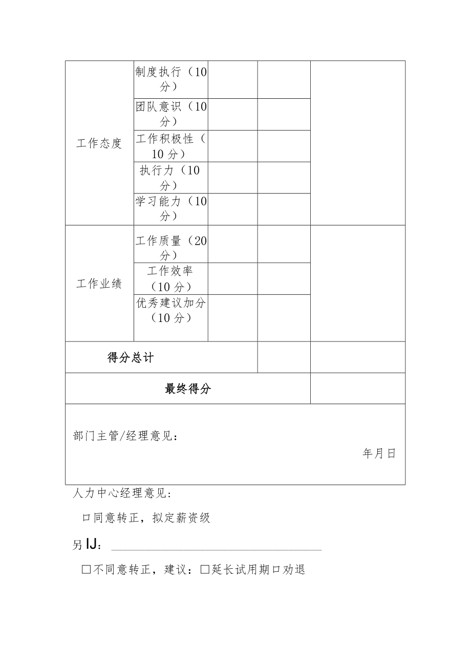 试用期员工转正审批表.docx_第2页