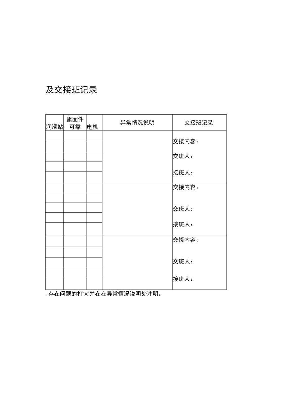 绞车运行（巡检）及交接班记录簿.docx_第2页