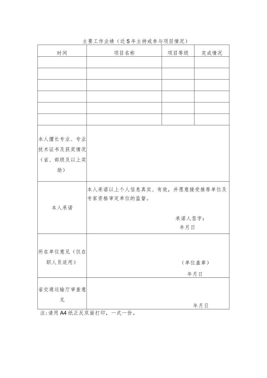 通航建筑物运行方案评审专家申报表.docx_第2页