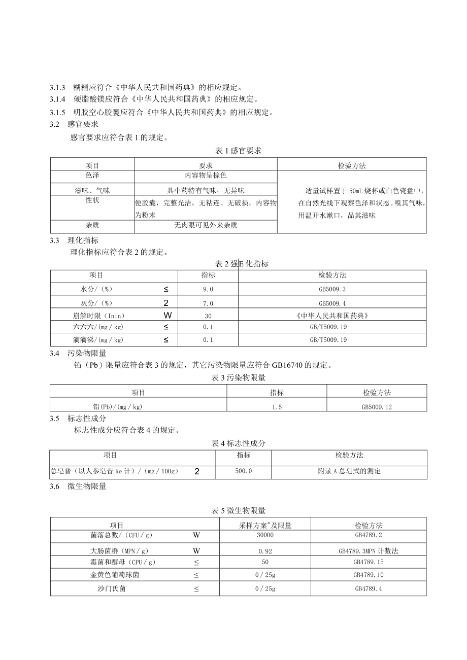 清晨联盟牌黄芪当归胶囊标准文本2021最新.docx_第3页