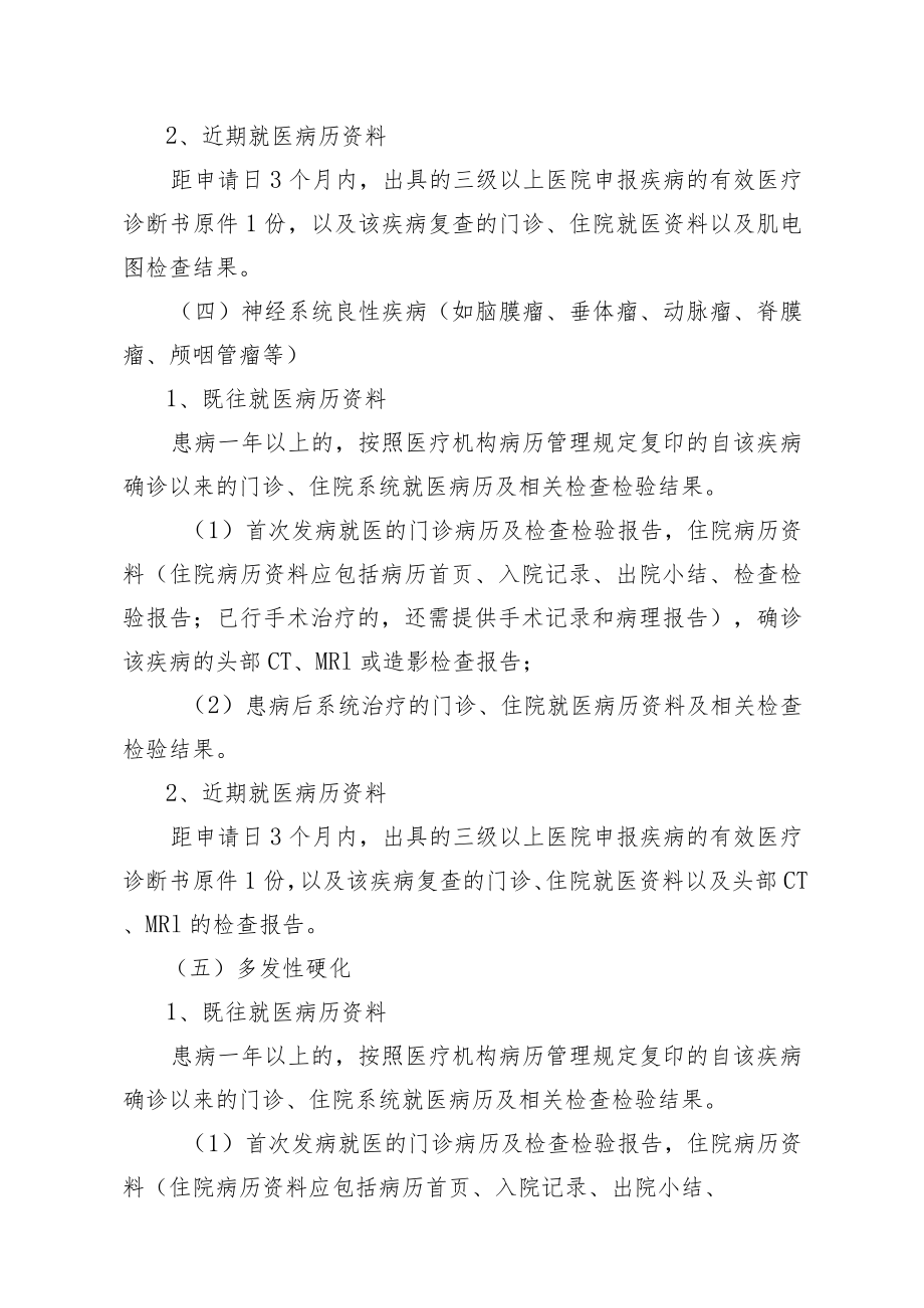 非因工伤残或因病劳动能力鉴定提交病历资料提示.docx_第3页