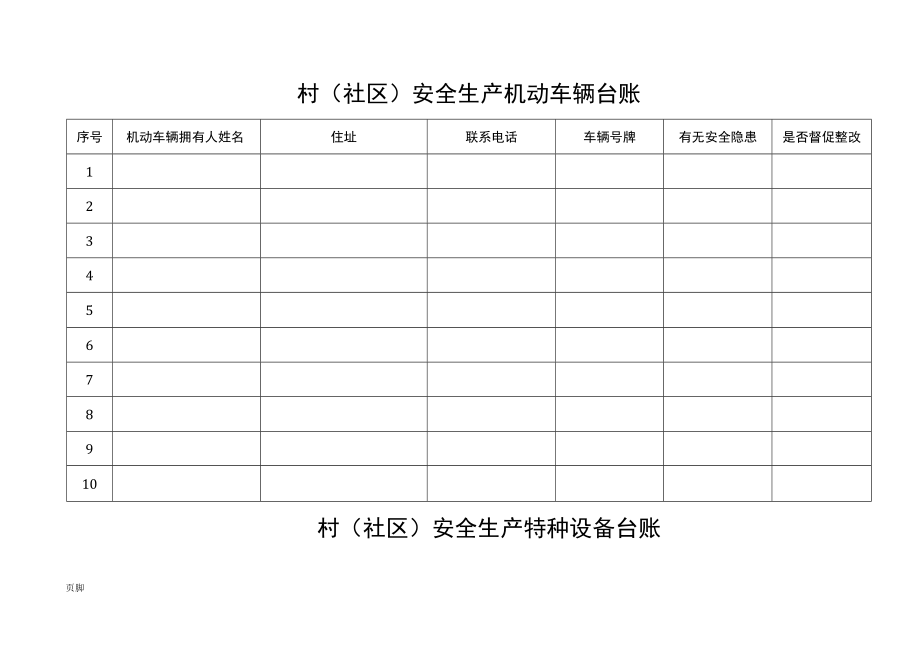 村级安监工作台账.docx_第1页