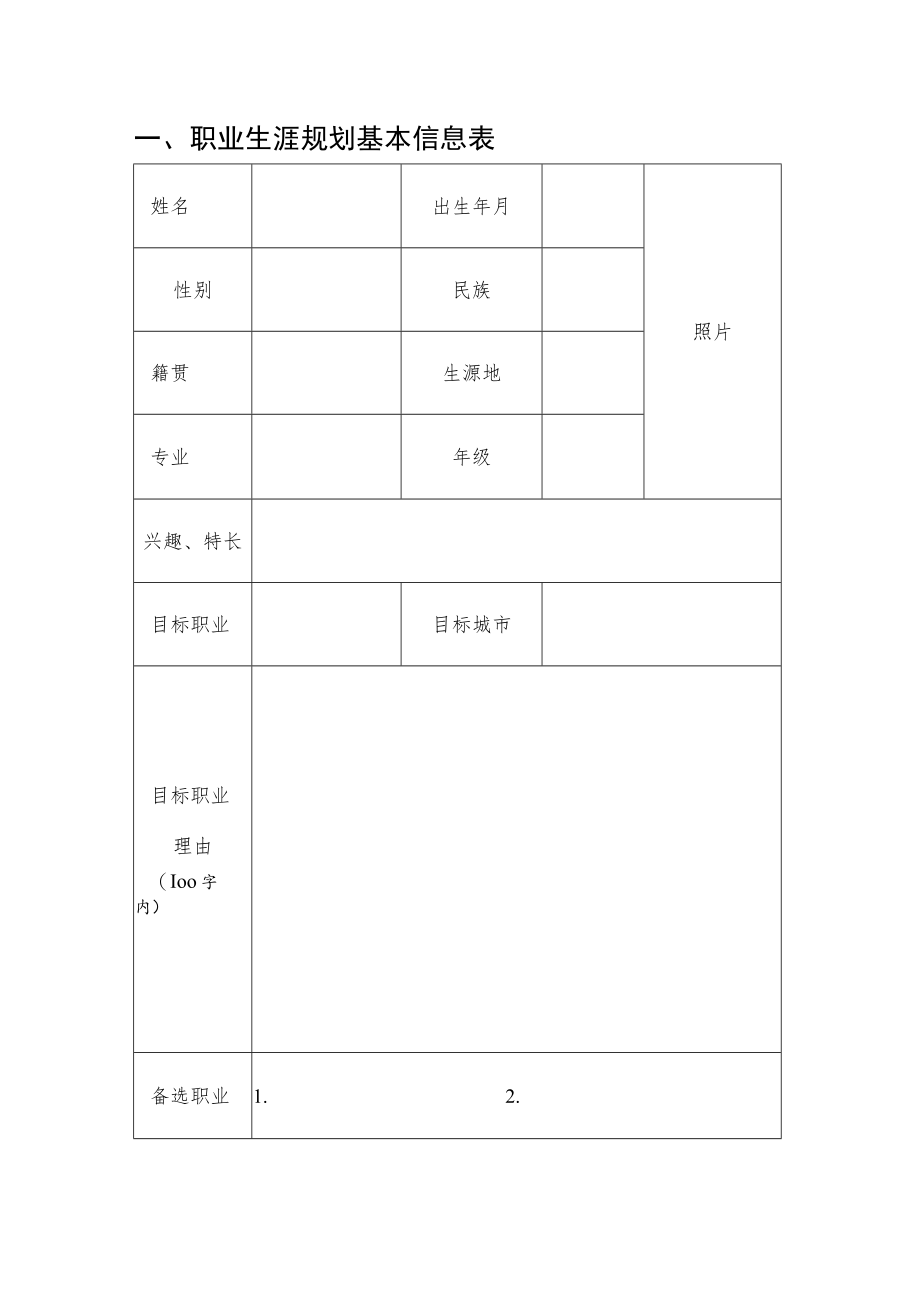 职业生涯规划大赛职业生涯规划书.docx_第3页