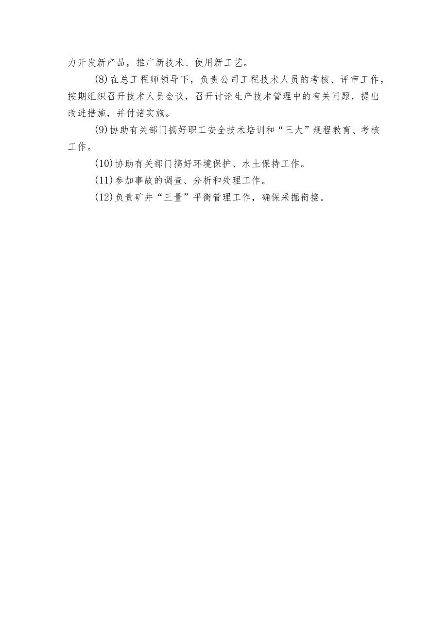 总工办主任安全生产责任制和岗位责任制.docx_第2页