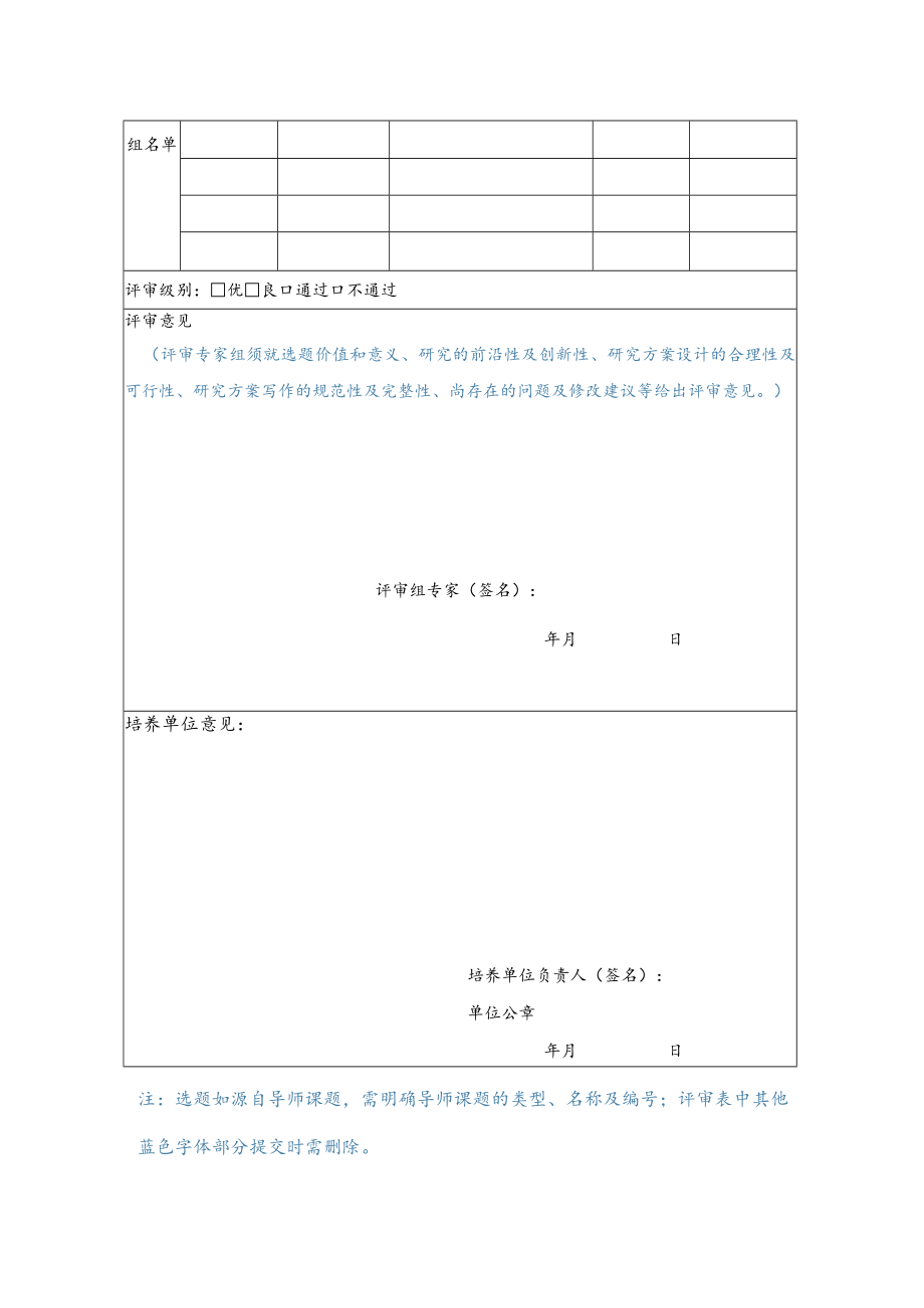 西南财经大学博士研究生学位论文开题报告评审表.docx_第2页