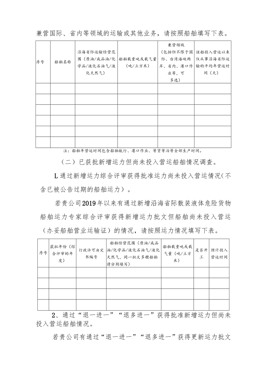 沿海省际散装液体危险货物船舶运输市场需求情况调查问卷.docx_第2页