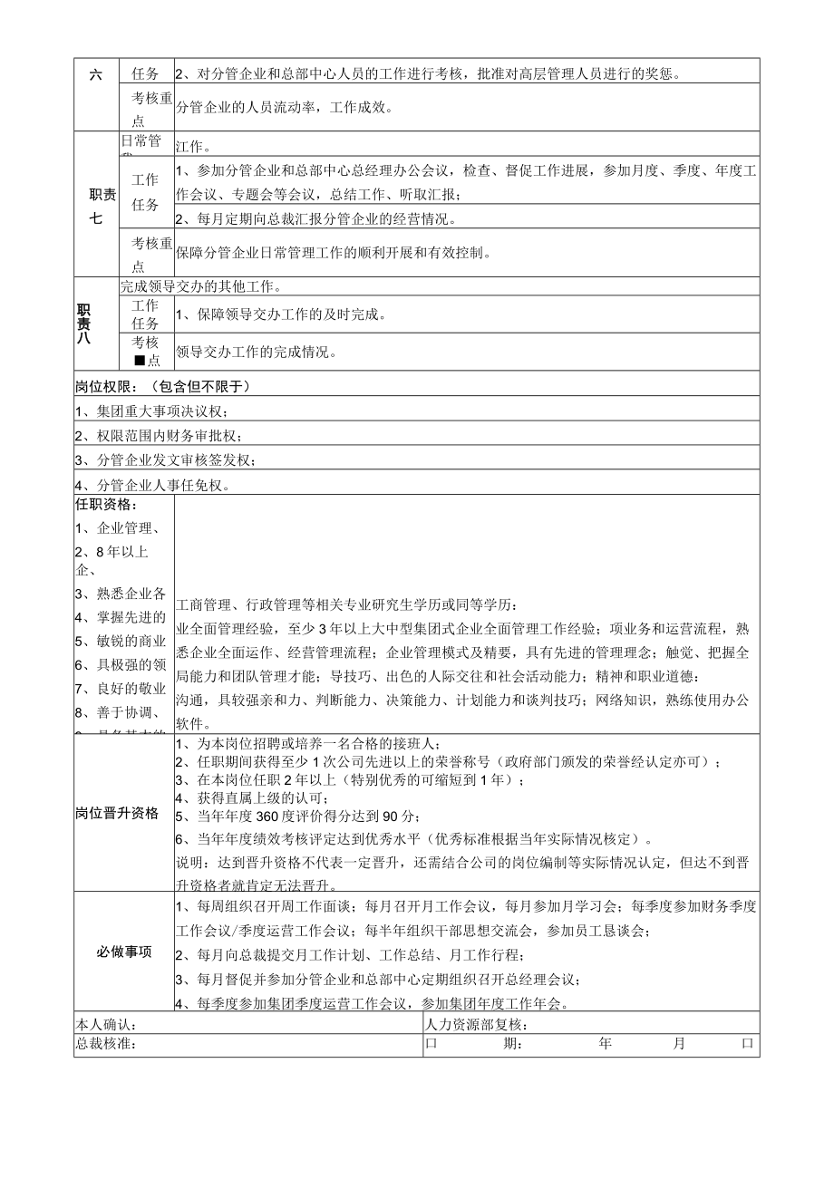 2集团副总裁岗位说明书.docx_第2页