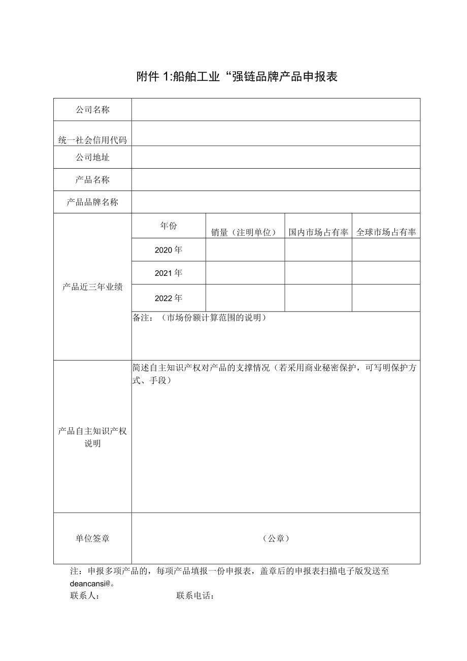 船舶工业“强链品牌”产品申报表.docx_第1页