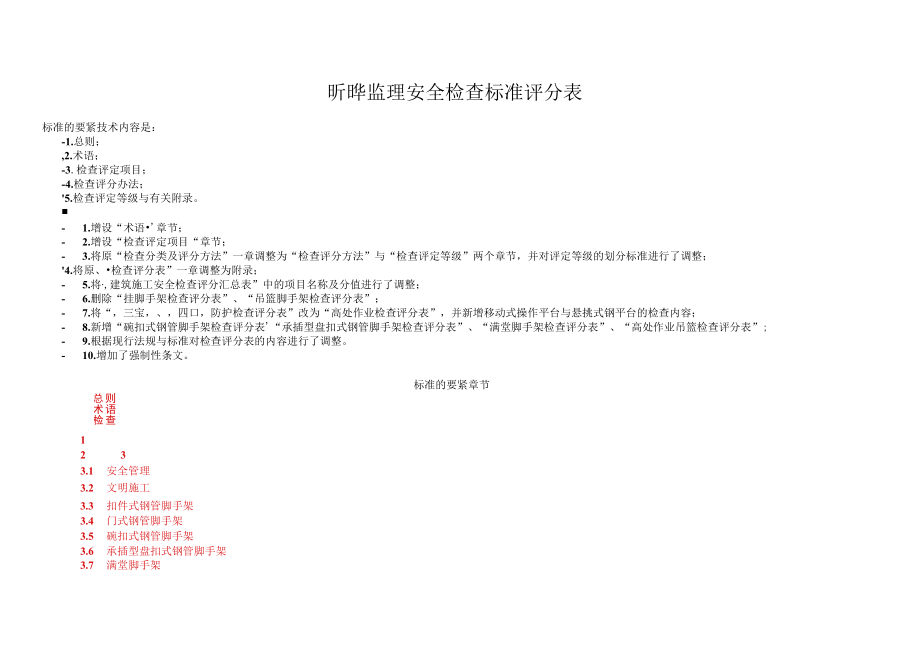 昕晔监理安全检查标准评分表.docx_第1页