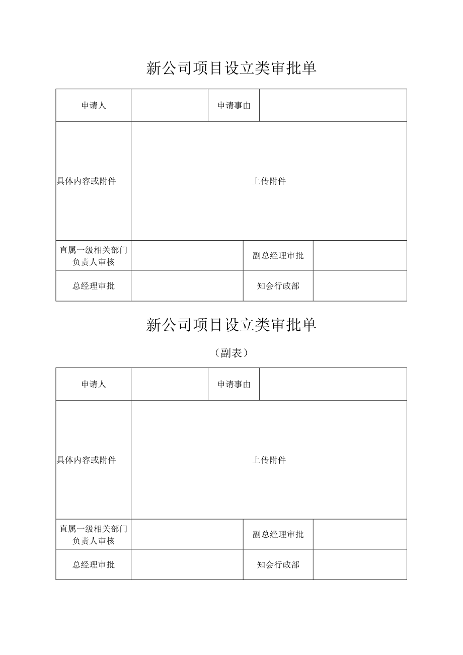 新公司项目设立类审批单.docx_第1页