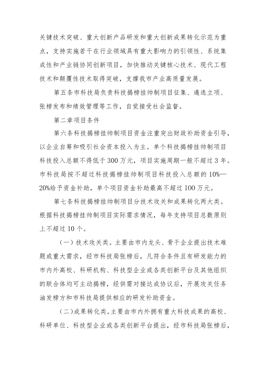 武威市科技揭榜挂帅制项目管理办法（试行）.docx_第2页