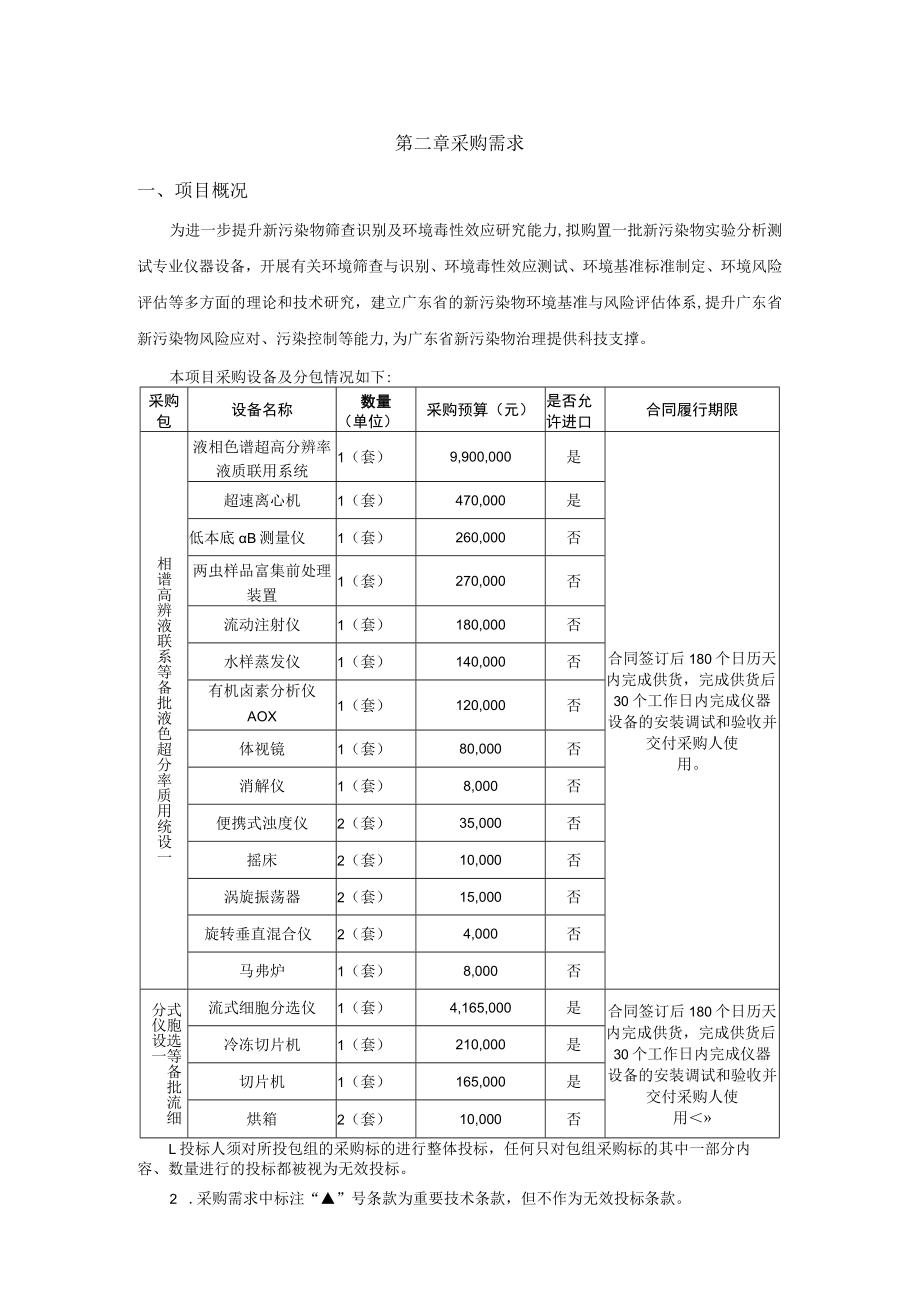 第二章采购需求项目概况.docx_第1页