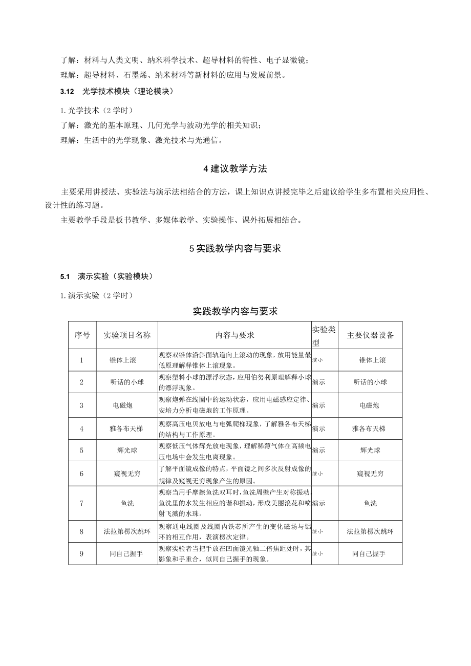 《现代科技概论》课程教学大纲.docx_第3页