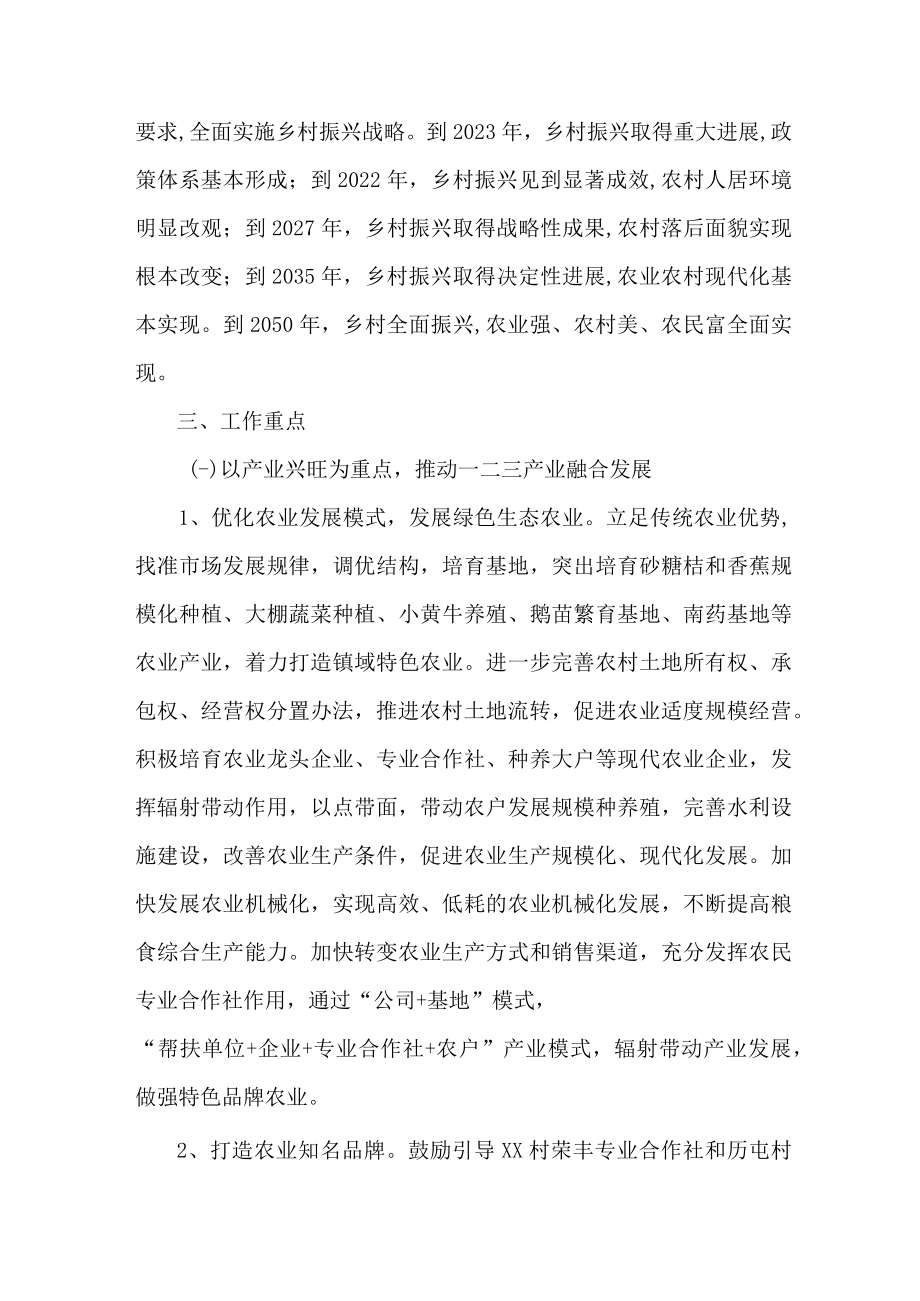 2023年乡村振兴战略实施方案合辑三篇 (优秀).docx_第2页