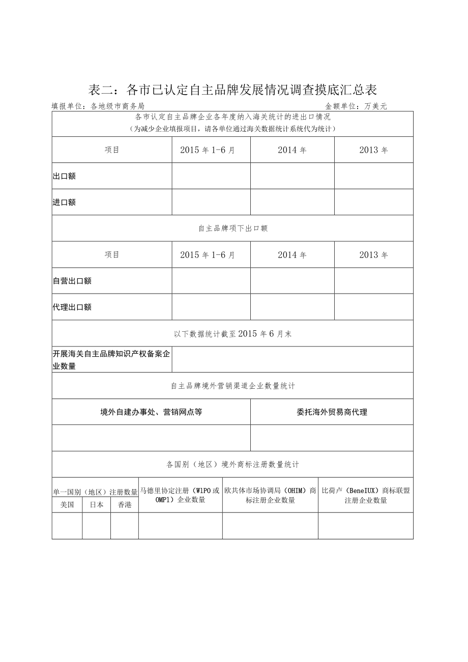 表一已认定自主品牌发展情况调查摸底明细汇总表.docx_第2页