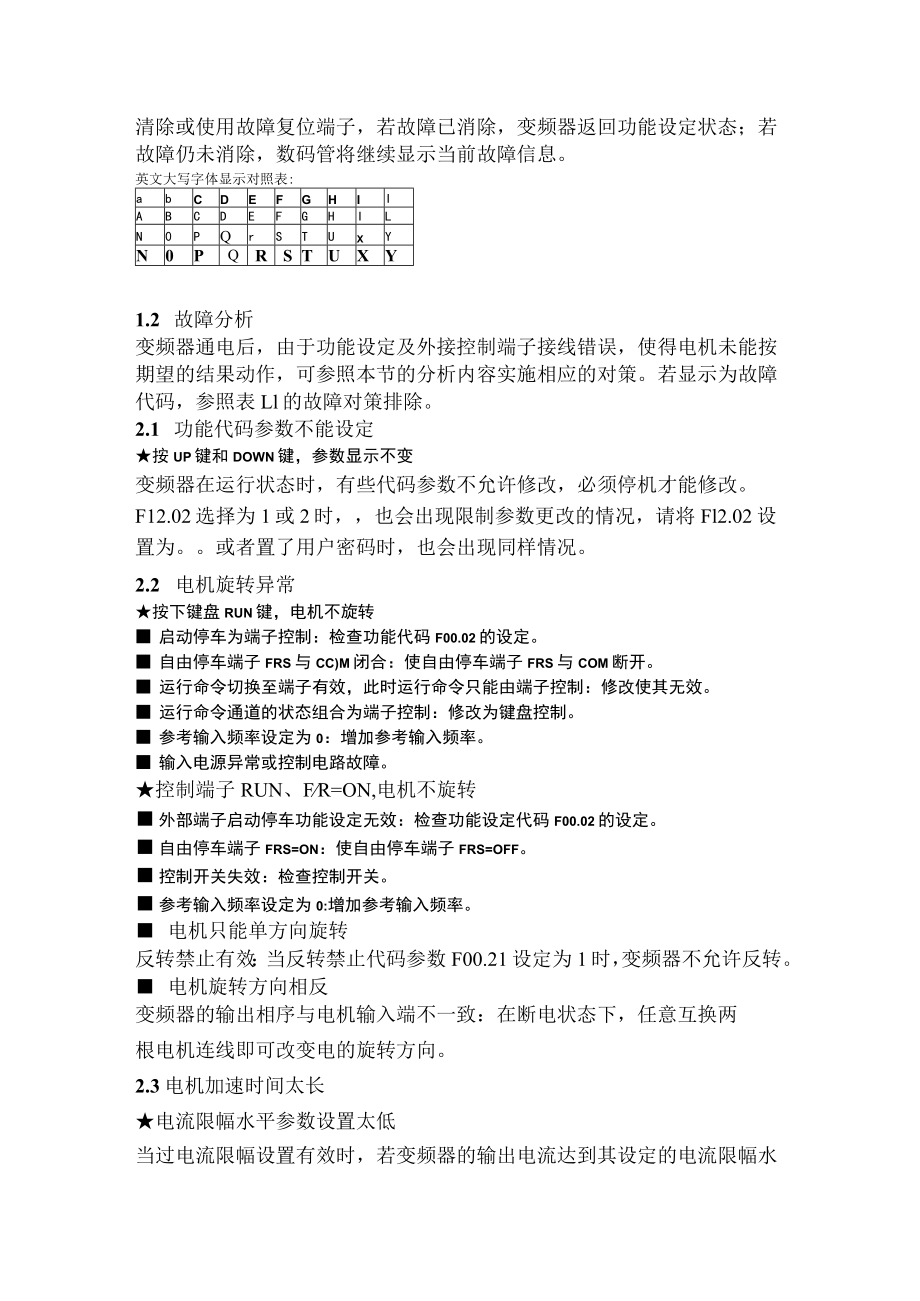 正弦变频器E630故障问题对策.docx_第3页