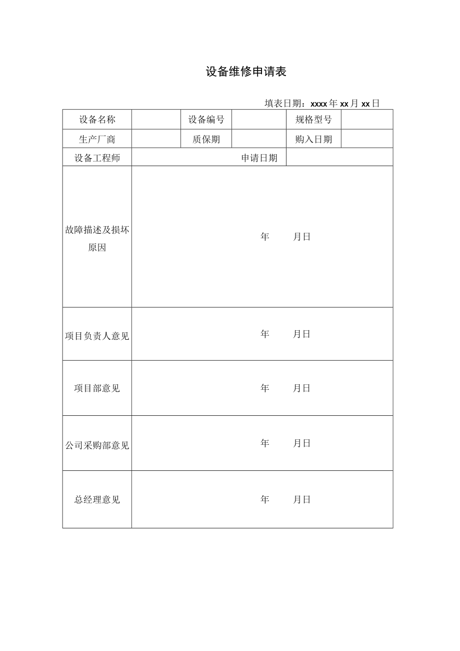 污水处理厂日常运行管理相关表格.docx_第2页