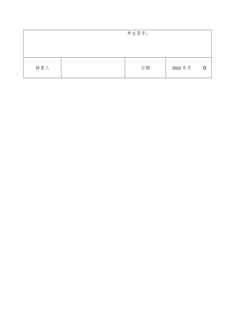 解放军总医院第六医学中心高招体检信息采集表.docx_第2页